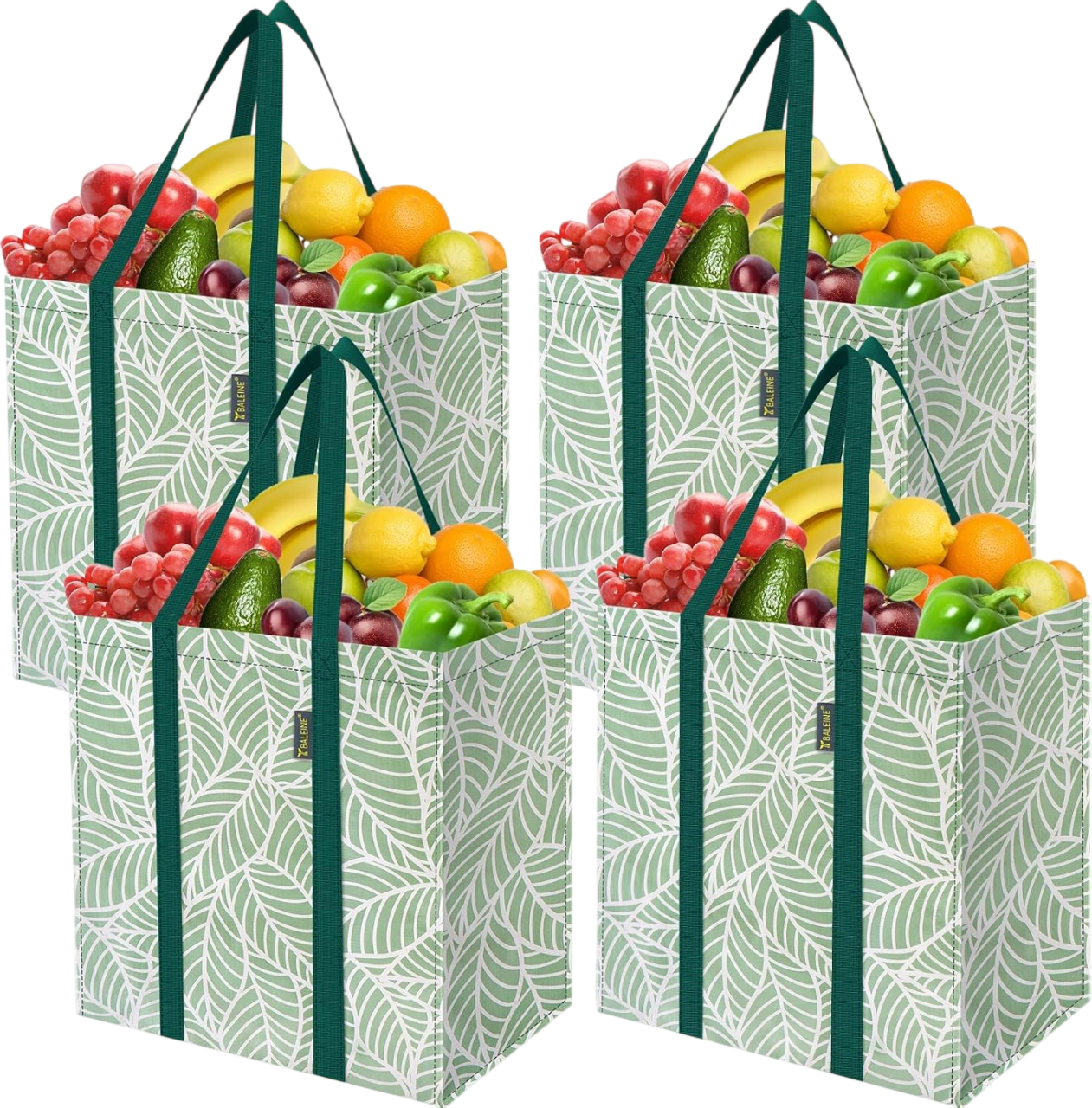 Rume 4 PK Reusable Shopping Bags